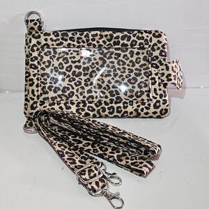 Leopard Print Convertible Crossbody Women's Bag